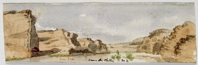 San Juan canyon Dec rationel brug nr. 2 (canyon Dec rationel brug, Arizona), 1869-1871 (akvarel) af Vincent Colyer
