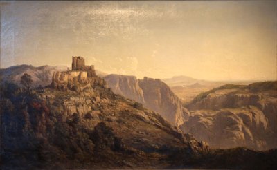Panoramaudsigt over bakkerne fra Château d
