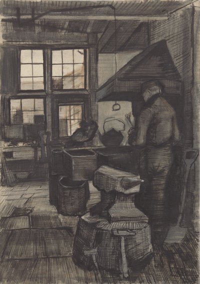 Smedje, 1882. af Vincent van Gogh