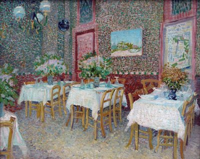Interiør af en restaurant, 1887. af Vincent van Gogh
