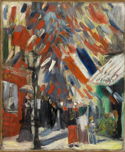 14. juli-festen i Paris 14. juli i Paris, 1886. af Vincent van Gogh