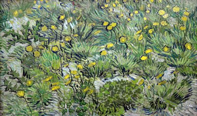 Mælkebøtterne Mælkebøtter, 1889. af Vincent van Gogh
