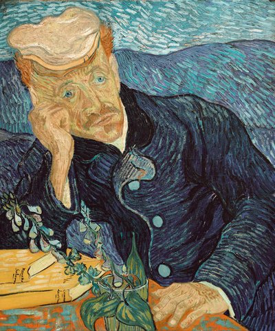 Portræt af Dr. Paul Gachet, 1890. af Vincent van Gogh