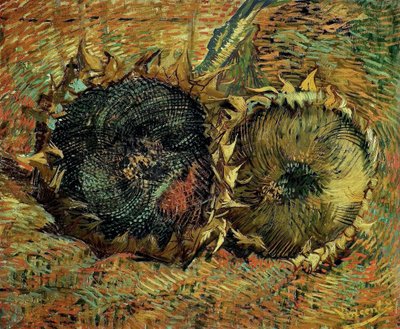 To afskårne solsikker, 1887. af Vincent van Gogh