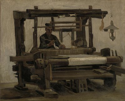 Væver ved væven, 1884. af Vincent van Gogh