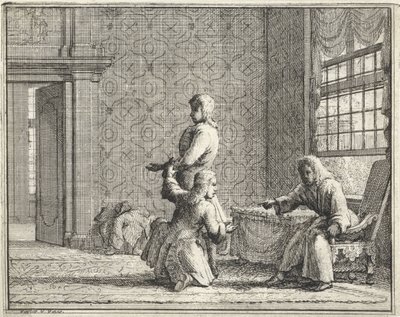 Skræddersy i et interiør af Vincent Laurensz. van der Vinne (II)