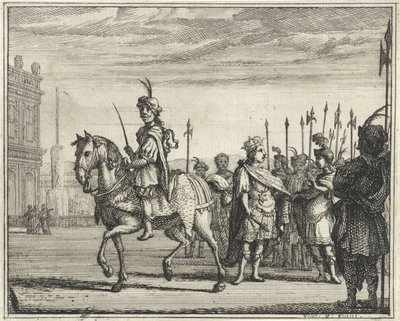 Tjener til hest og konge til fods af Vincent Laurensz. van der Vinne (II)