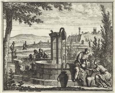 Kvinder ved en brønd af Vincent Laurensz. van der Vinne (II)