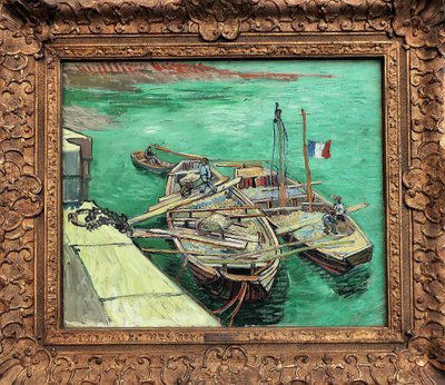 1888 van Gogh Rhonebarken af Vincent van Gogh