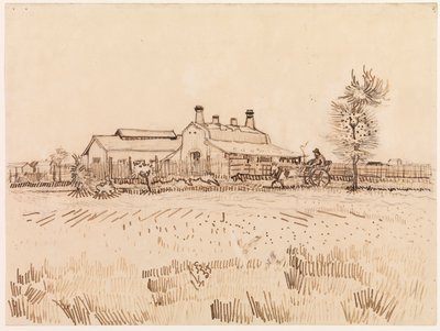 En flisefabrik, 1888 af Vincent van Gogh