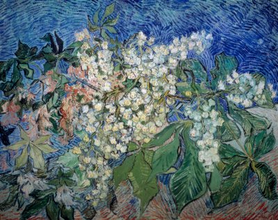 Blomstrende kastanjegrene af Vincent van Gogh
