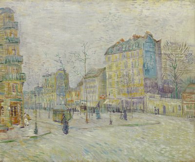 Boulevard de Clichy af Vincent van Gogh