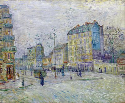 Boulevard de Clichy - billedkunst af Vincent Van Gogh (1853-1890) - Olie på lærred 1887 - Van Gogh Museum, Amsterdam af Vincent van Gogh