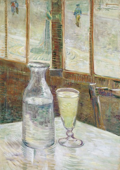 Cafebord med Absint af Vincent van Gogh