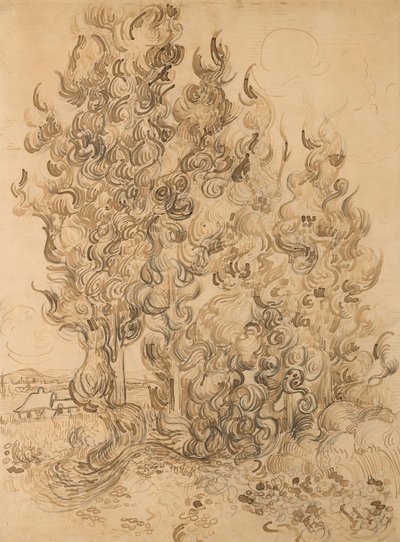 Cypresser af Vincent van Gogh