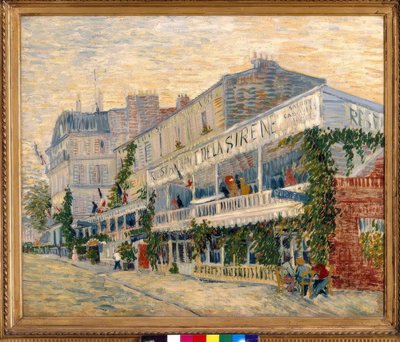 Das Restaurant de la Sirène i Asnières af Vincent van Gogh