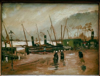 Ruijterkade i Amsterdam af Vincent van Gogh