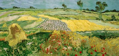 Auvers-sletten af Vincent van Gogh