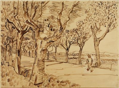 Vejen til Tarascon af Vincent van Gogh
