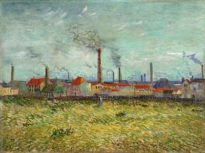 Fabrikker i Clichy af Vincent van Gogh