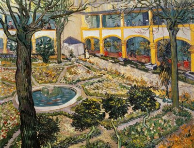 Have til hospitalet i Arles af Vincent van Gogh
