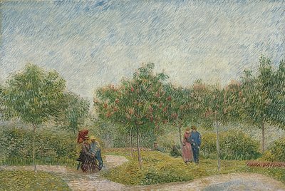 Have med par: Square Saint-Pierre. 1887 af Vincent van Gogh