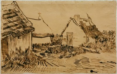 Häuser i Les Saintes-Maries-de-la-Mer af Vincent van Gogh