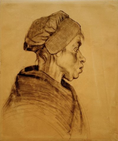 Hovedet af en kvinde af Vincent van Gogh
