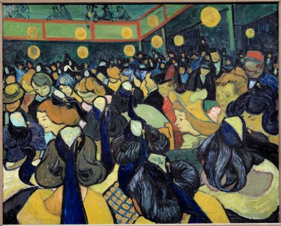 La salle de danse a Arles-maleri af Vincent Van Gogh (1853-1890) 1888 Søn. 0,65x0,81 m Paris, musee d