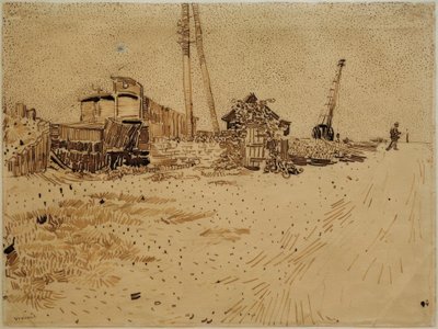 Jernbaneopbevaringsområde af Vincent van Gogh