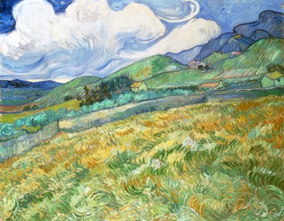 Landskab fra Saint-Remy af Vincent van Gogh