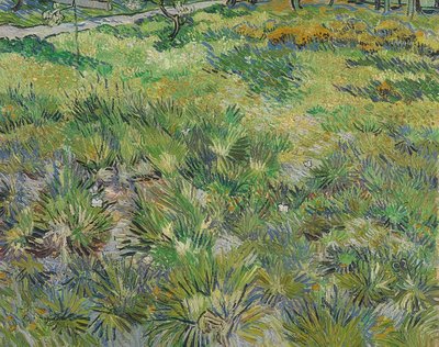 Langt græs med sommerfugle. 1890 af Vincent van Gogh
