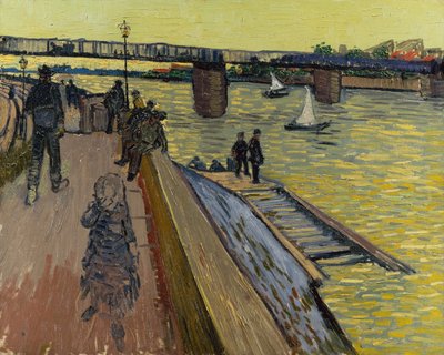 Le Bridge of Trinquetaille i Arles af Vincent van Gogh