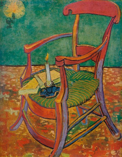 Gauguins lænestol, 1888 af Vincent van Gogh