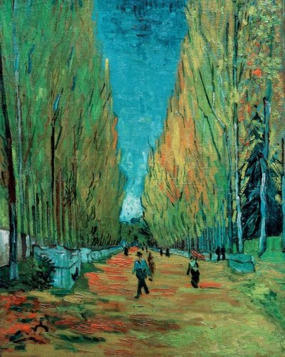 Les Alyscamps af Vincent van Gogh