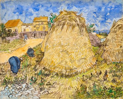 Hvede Millstones af Vincent van Gogh