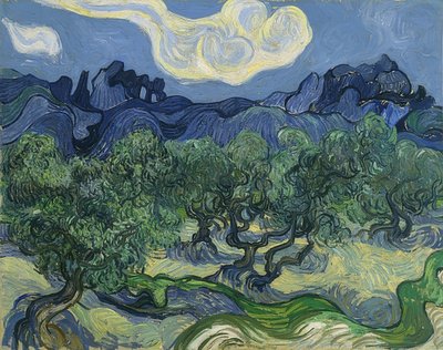 Oliventræer. 1889 af Vincent van Gogh