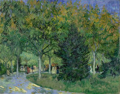 Sti i Arles-parken, 1888. af Vincent van Gogh