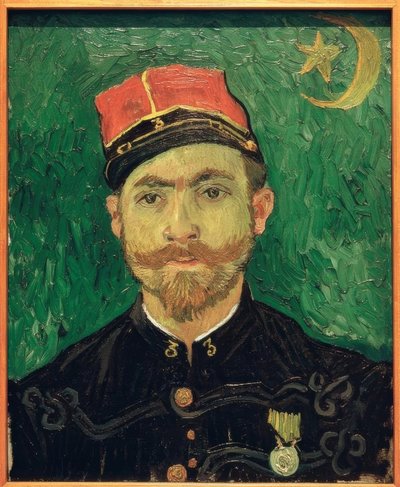 Portræt af Milliet af Vincent van Gogh