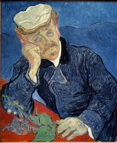 Portræt af doktor Paul Gachet - olie på lærred af Vincent van Gogh