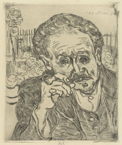 Portræt af Dr. Gachet af Vincent van Gogh