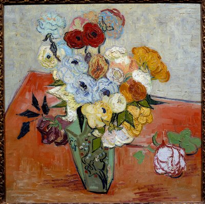 Roser og anemoner af Vincent van Gogh