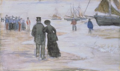 Stranden ved Scheveningen af Vincent van Gogh
