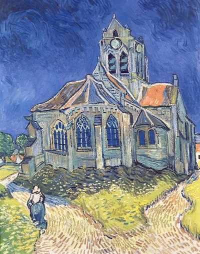 Kirken i Auvers-sur-Oise af Vincent van Gogh