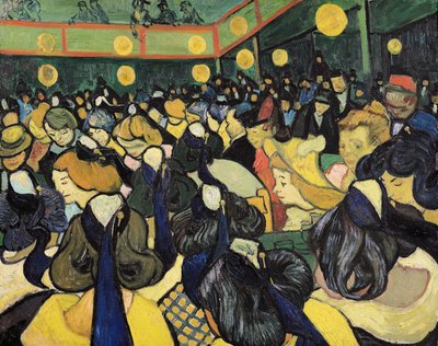 Dansesalen i Arles, 1888 af Vincent van Gogh