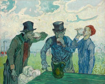 Drikkerne, 1890. af Vincent van Gogh