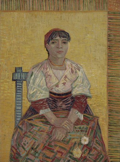 Den italienske kvinde, 1887 af Vincent van Gogh