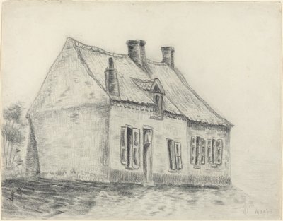 Magrothuset, Cuesmes, ca. 18791880. af Vincent van Gogh