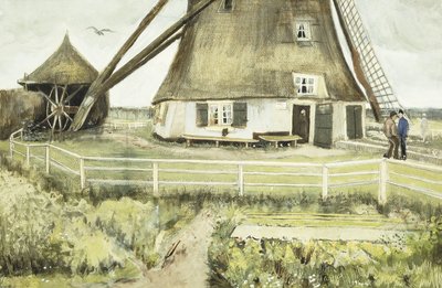Møllen, 1881 af Vincent van Gogh