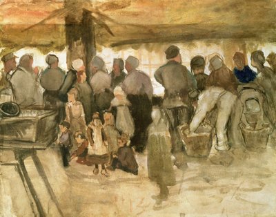 Kartoffelmarkedet, 1882 af Vincent van Gogh